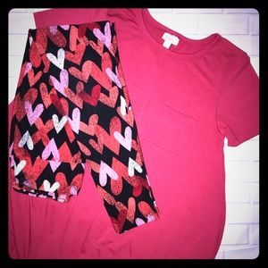 LuLaRoe Carly & OS leggings